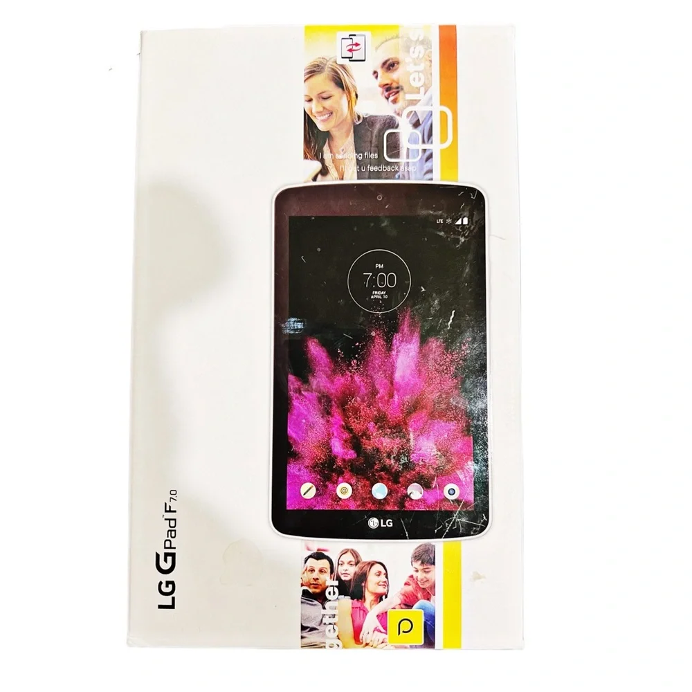 Bright White LG GPAD F 7.0 Sprint ( Hardly used) Tablet